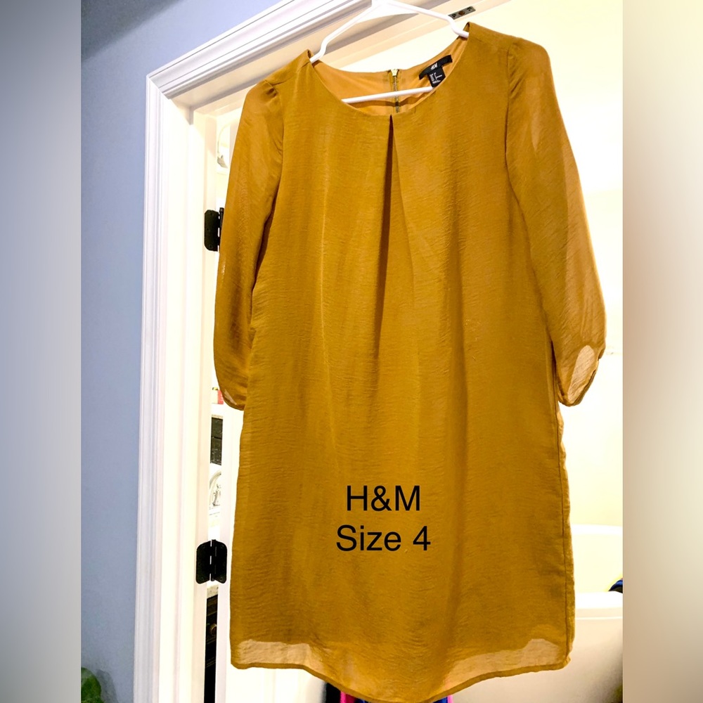 Golden H&M dress